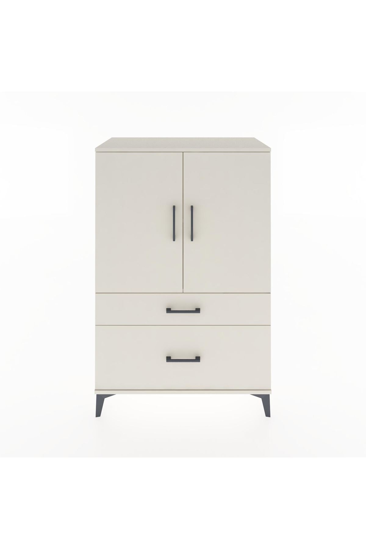 Hyperion Dolap 2 Raflı 2 Çekmeceli 2 Kapaklı 88x44x134 Aytaşı-Aytaşı