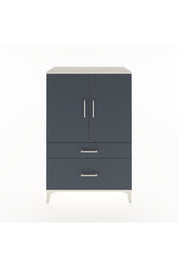 Hyperion Dolap 2 Raflı 2 Çekmeceli 2 Kapaklı 88x44x134 Aytaşı-Antrasit