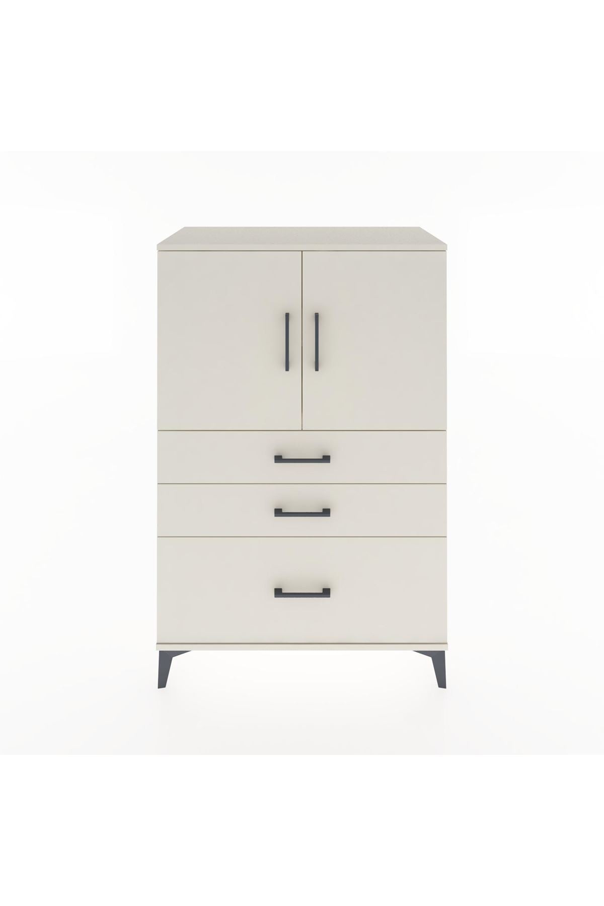 Hyperion Dolap 2 Raflı 3 Çekmeceli 2 Kapaklı 88x44x134 Aytaşı-Aytaşı