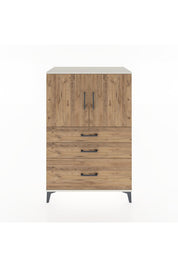 Hyperion Dolap 2 Raflı 3 Çekmeceli 2 Kapaklı 88x44x134 Aytaşı-Çam