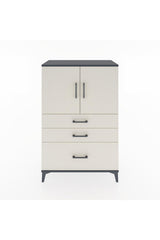 Hyperion Dolap 2 Raflı 3 Çekmeceli 2 Kapaklı 88x44x134