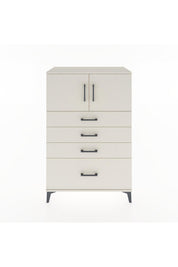 Hyperion Dolap Tek Raflı 4 Çekmeceli 2 Kapaklı 88x44x134 - S51M012V1B