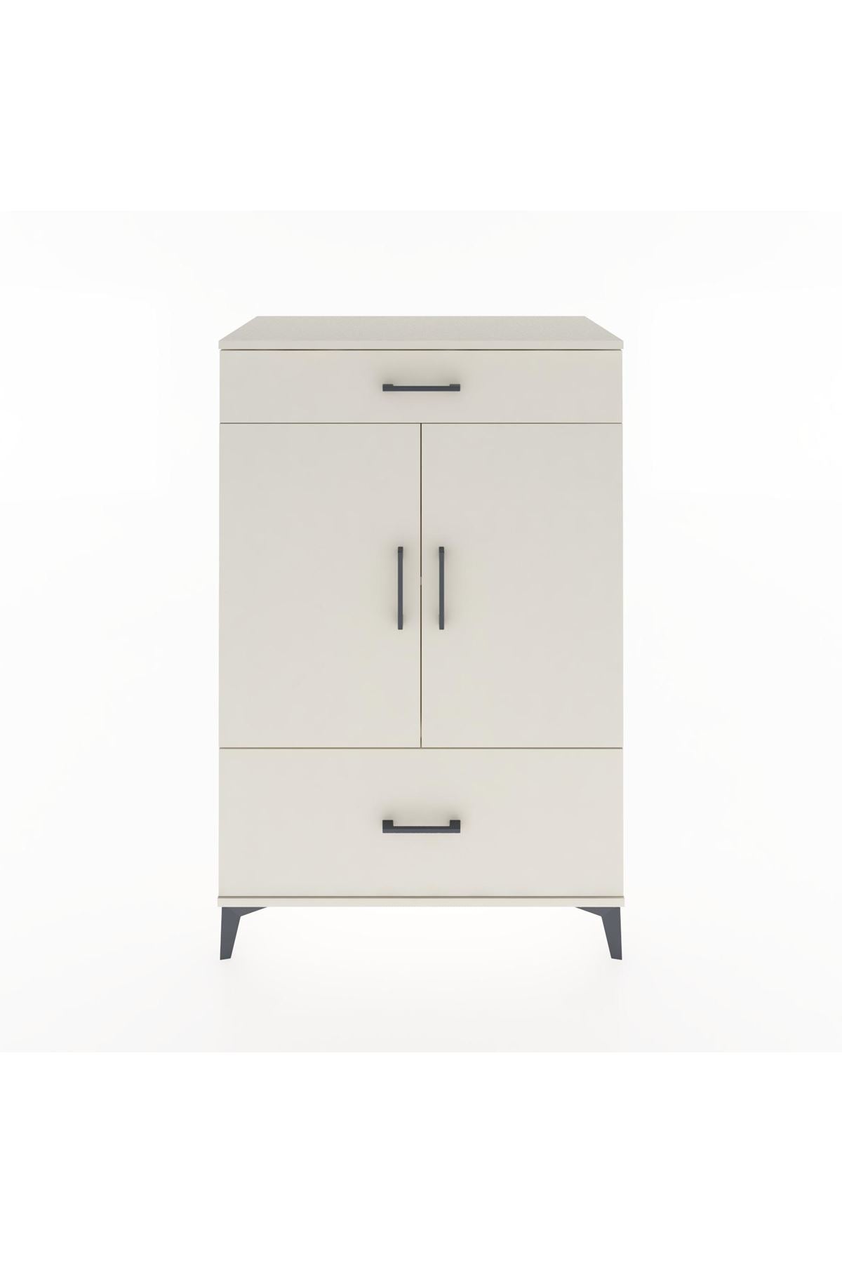 Hyperion Dolap 2 Raflı 2 Çekmeceli 2 Kapaklı 88x44x134 Aytaşı-Aytaşı