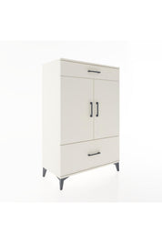 Hyperion Dolap 2 Raflı 2 Çekmeceli 2 Kapaklı 88x44x134 Aytaşı-Aytaşı