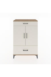 Hyperion Dolap 2 Raflı 2 Çekmeceli 2 Kapaklı 88x44x134 Çam-Aytaşı
