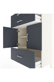 Hyperion Dolap 2 Raflı 3 Çekmeceli 2 Kapaklı 88x44x134 Aytaşı-Antrasit