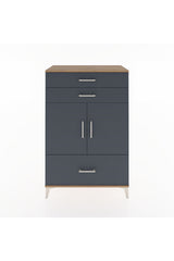 Hyperion Dolap 2 Raflı 3 Çekmeceli 2 Kapaklı 88x44x134
