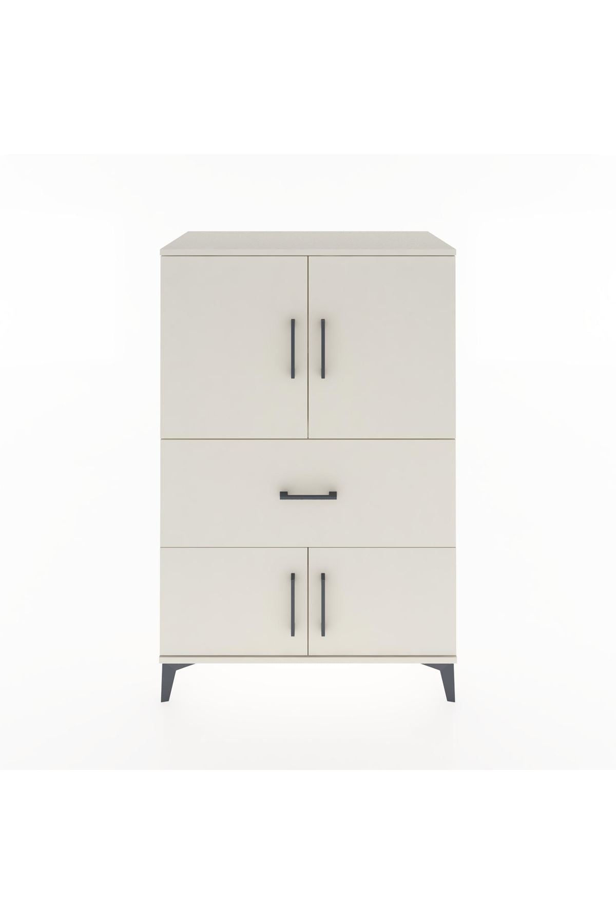 Hyperion Dolap 2 Raflı Tek Çekmeceli 4 Kapaklı 88x44x134 Aytaşı-Aytaşı