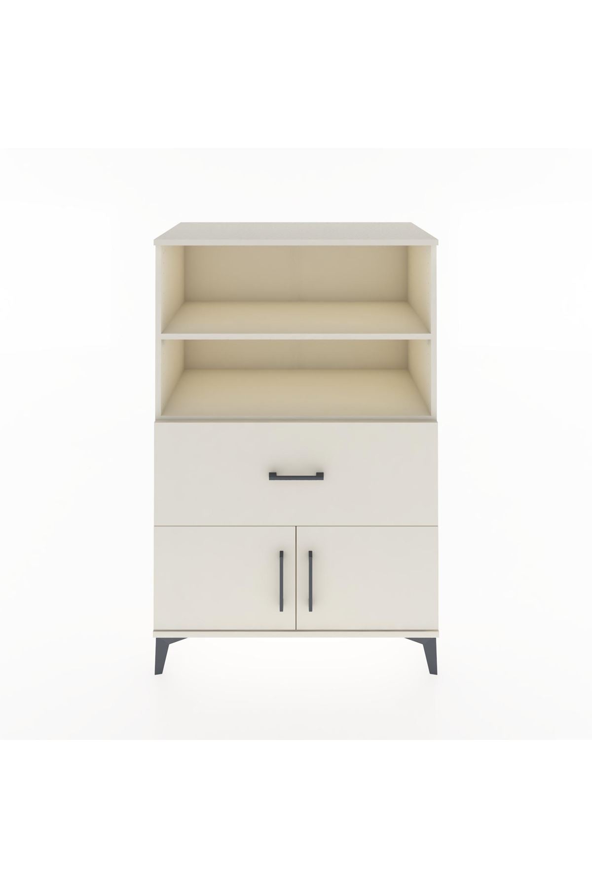 Hyperion Dolap 2 Raflı Tek Çekmeceli 2 Kapaklı 88x44x134 Aytaşı-Aytaşı