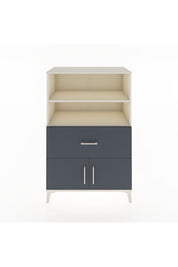 Hyperion Dolap 2 Raflı Tek Çekmeceli 2 Kapaklı 88x44x134 Aytaşı-Antrasit