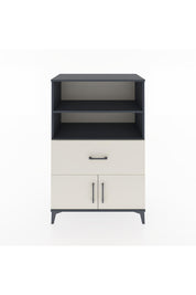 Hyperion Dolap 2 Raflı Tek Çekmeceli 2 Kapaklı 88x44x134 Antrasit-Aytaşı