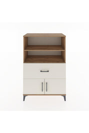 Hyperion Dolap 2 Raflı Tek Çekmeceli 2 Kapaklı 88x44x134 Çam-Aytaşı