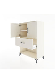 Hyperion Dolap 2 Raflı Tek Çekmeceli 2 Kapaklı 88x44x134 Aytaşı-Aytaşı