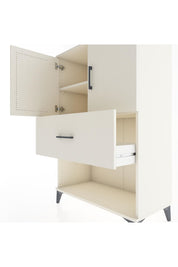 Hyperion Dolap 2 Raflı Tek Çekmeceli 2 Kapaklı 88x44x134 Aytaşı-Aytaşı