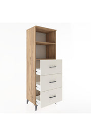 Hyperion Dolap 2 Raflı 3 Çekmeceli 60x44x182 Çam-Aytaşı