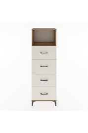Hyperion Dolap Tek Raflı 4 Çekmeceli 60x44x182 - S56M052V7B