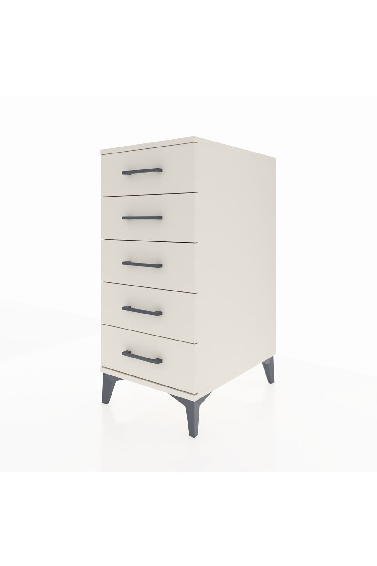 Kronos Komodin 5 Çekmeceli 44x59x96 Aytaşı-Aytaşı