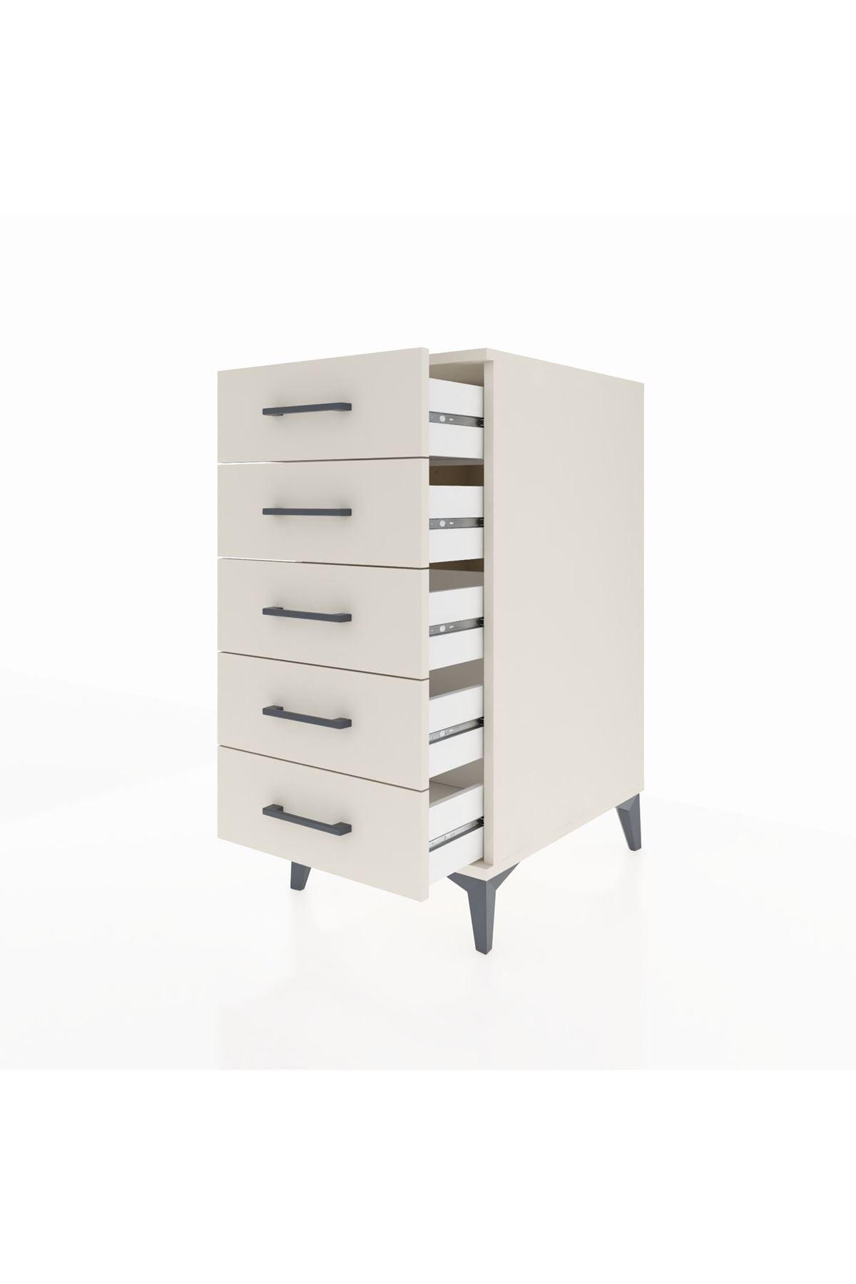 Kronos Komodin 5 Çekmeceli 44x59x96 Aytaşı-Aytaşı