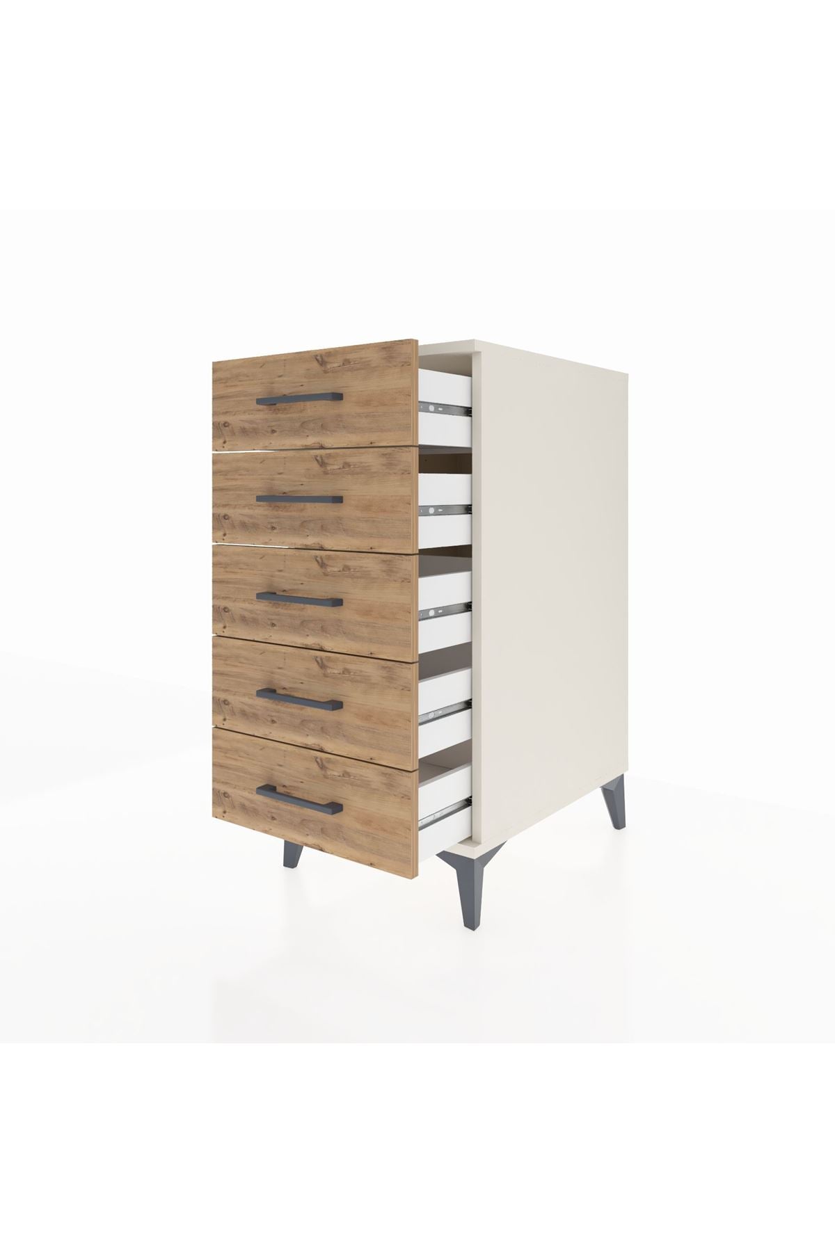 Kronos Komodin 5 Çekmeceli 44x59x96 Aytaşı-Çam