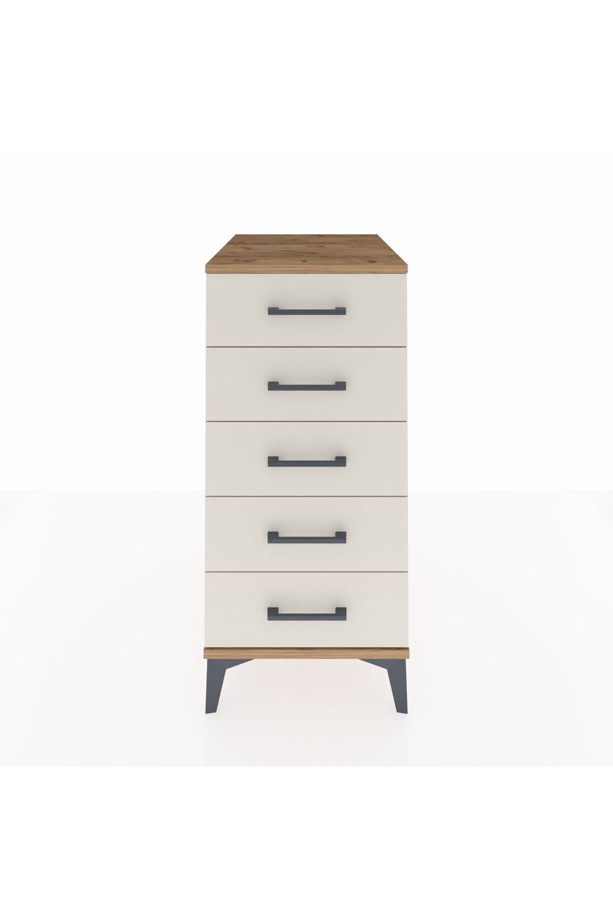 Kronos Komodin 5 Çekmeceli 44x59x96 Çam-Aytaşı