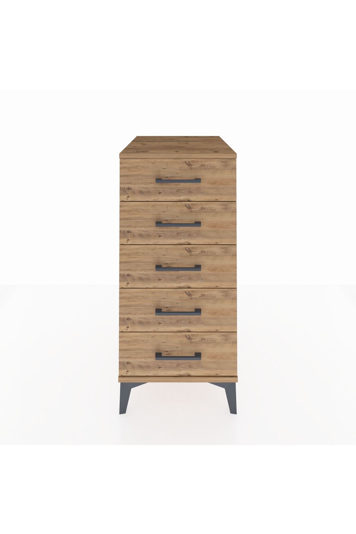 Kronos Komodin 5 Çekmeceli 44x59x96 Çam-Çam