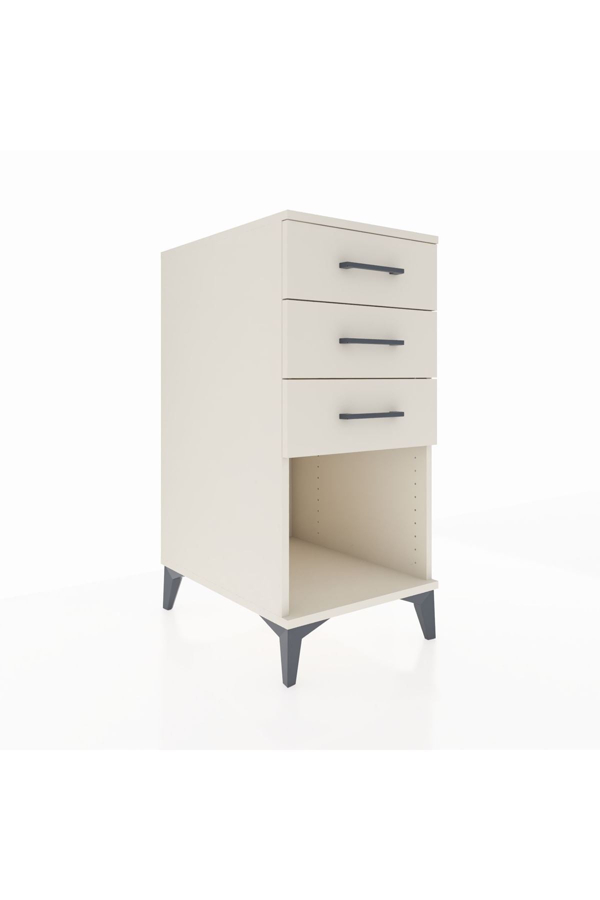 Kronos Komodin 3 Çekmeceli 44x59x96 Aytaşı-Aytaşı