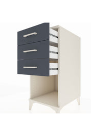 Kronos Komodin 3 Çekmeceli 44x59x96 Aytaşı-Antrasit