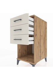Kronos Komodin 3 Çekmeceli 44x59x96 Çam-Aytaşı