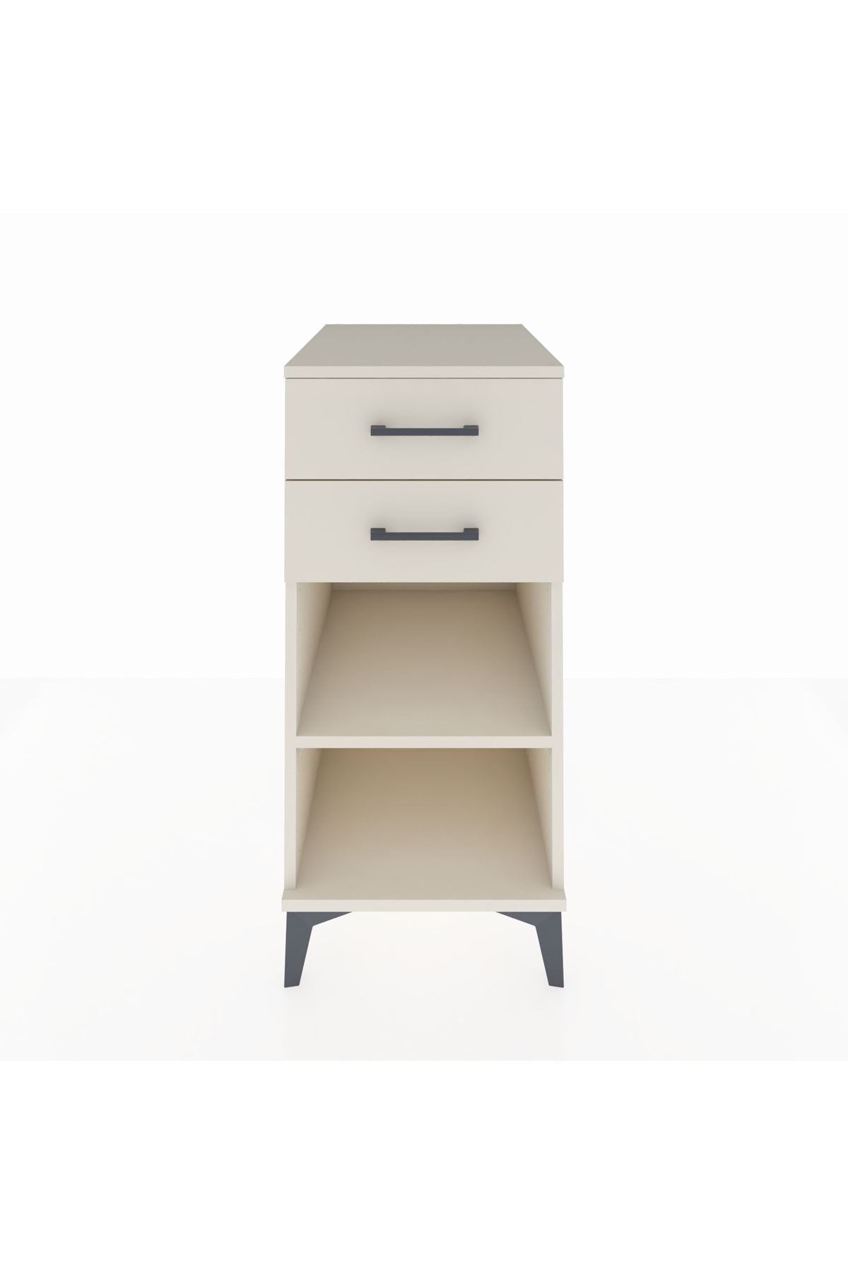 Kronos Komodin Tek Raflı 2 Çekmeceli 44x59x96 Aytaşı-Aytaşı