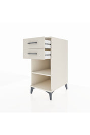 Kronos Komodin Tek Raflı 2 Çekmeceli 44x59x96 Aytaşı-Aytaşı