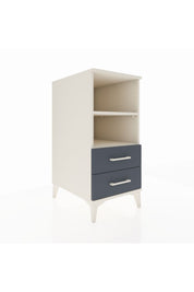 Kronos Komodin 2 Raflı 2 Çekmeceli 44x59x96 Aytaşı-Antrasit