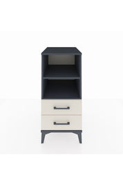 Kronos Komodin 2 Raflı 2 Çekmeceli 44x59x96 Antrasit-Aytaşı