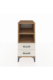 Kronos Komodin 2 Raflı 2 Çekmeceli 44x59x96 Çam-Aytaşı