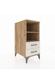 Kronos Komodin 2 Raflı 2 Çekmeceli 44x59x96 Çam-Aytaşı