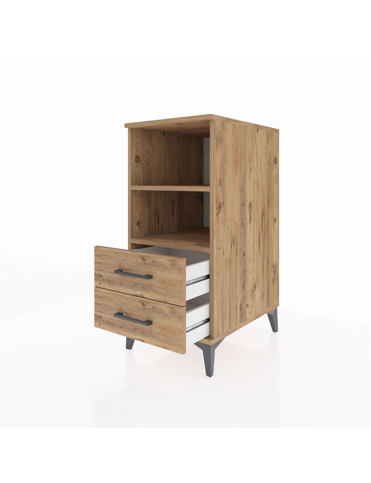 Kronos Komodin 2 Raflı 2 Çekmeceli 44x59x96 - S75M004V9C