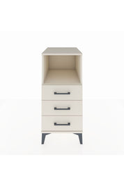 Kronos Komodin Tek Raflı 3 Çekmeceli 44x59x96 Aytaşı-Aytaşı