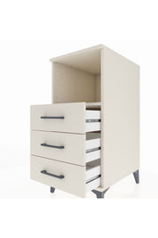 Kronos Komodin Tek Raflı 3 Çekmeceli 44x59x96 Aytaşı-Aytaşı