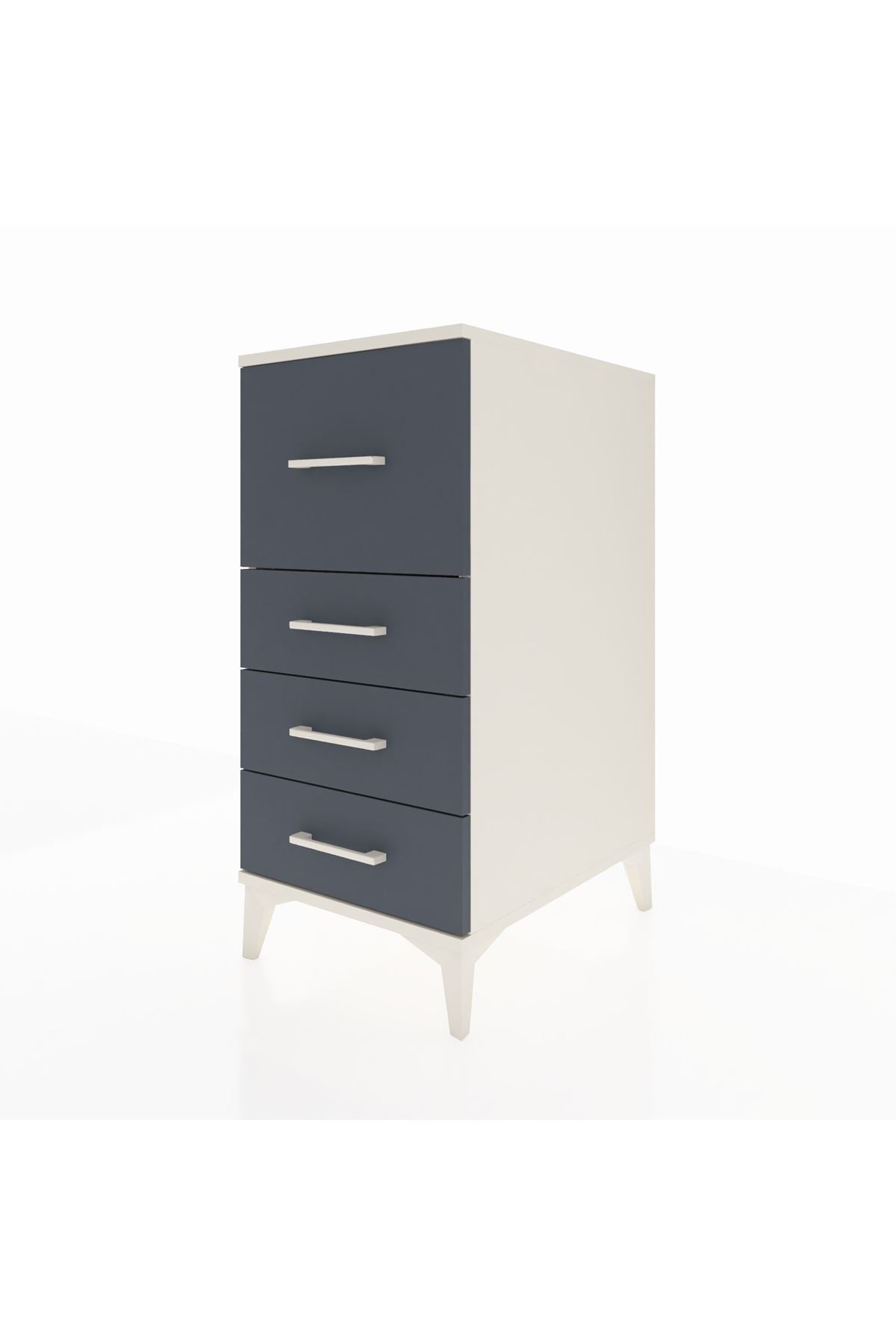 Kronos Komodin 4 Çekmeceli 44x59x96 Aytaşı-Antrasit