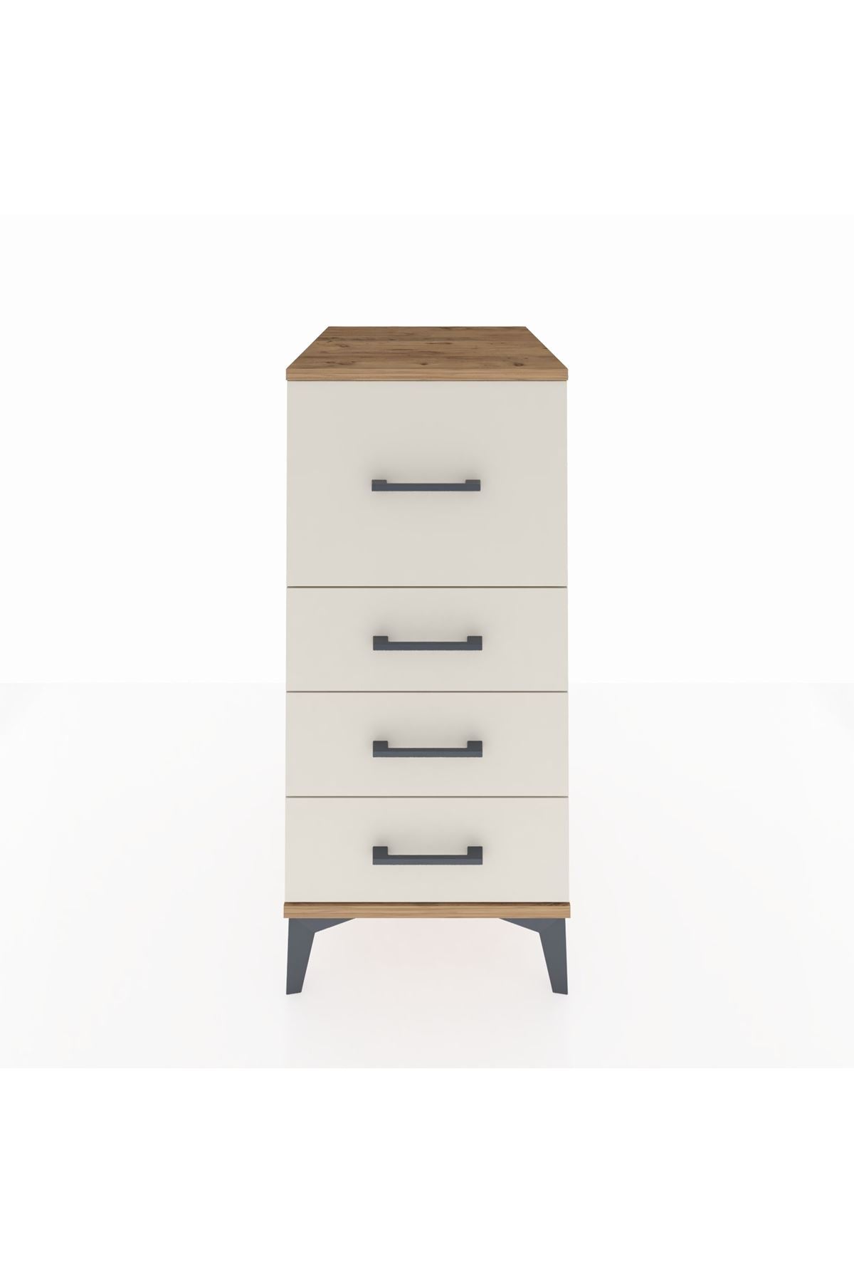 Kronos Komodin 4 Çekmeceli 44x59x96 Çam-Aytaşı