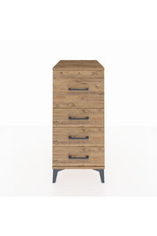 Kronos Komodin 4 Çekmeceli 44x59x96 Çam-Çam