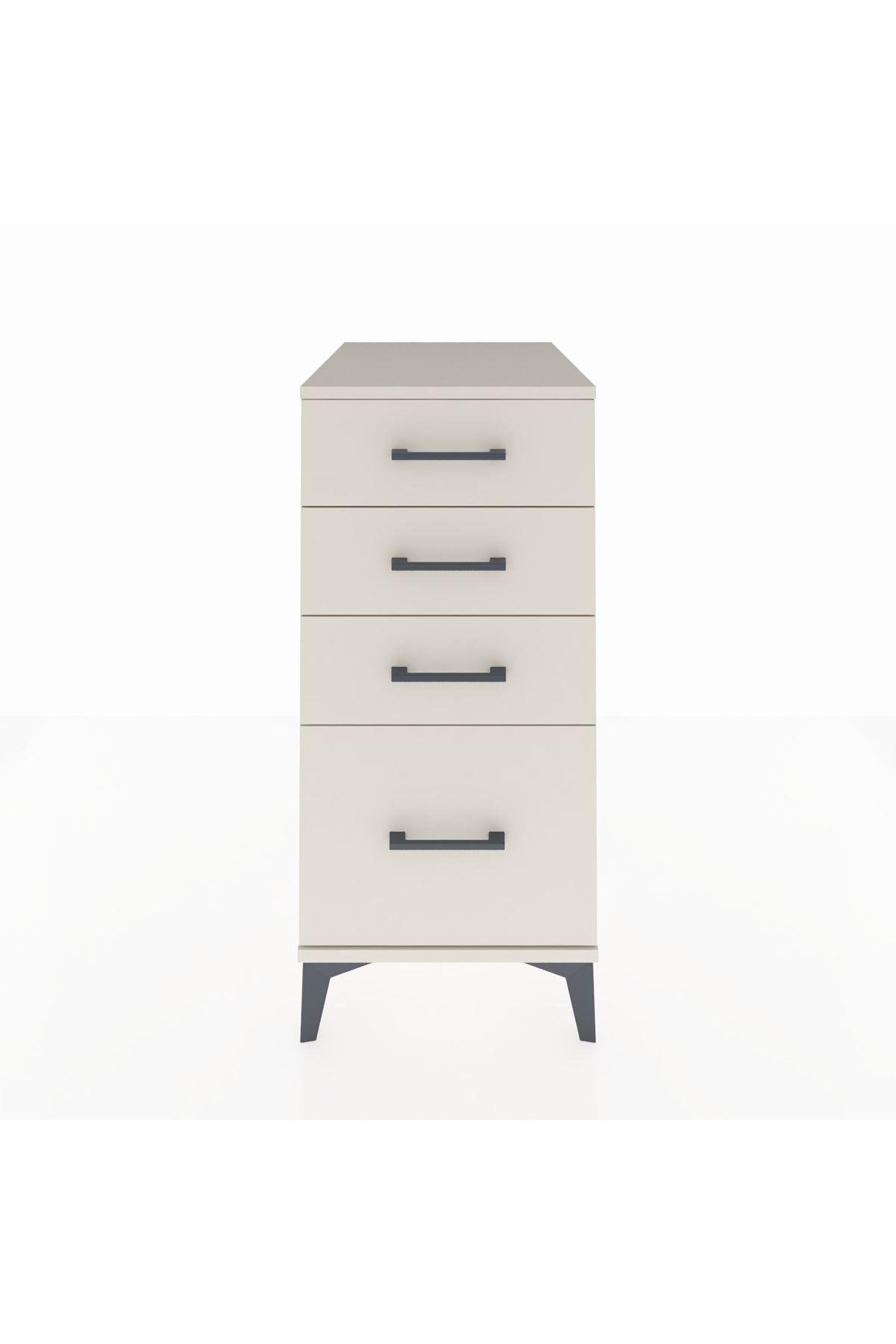 Kronos Komodin 4 Çekmeceli 44x59x96 Aytaşı-Aytaşı