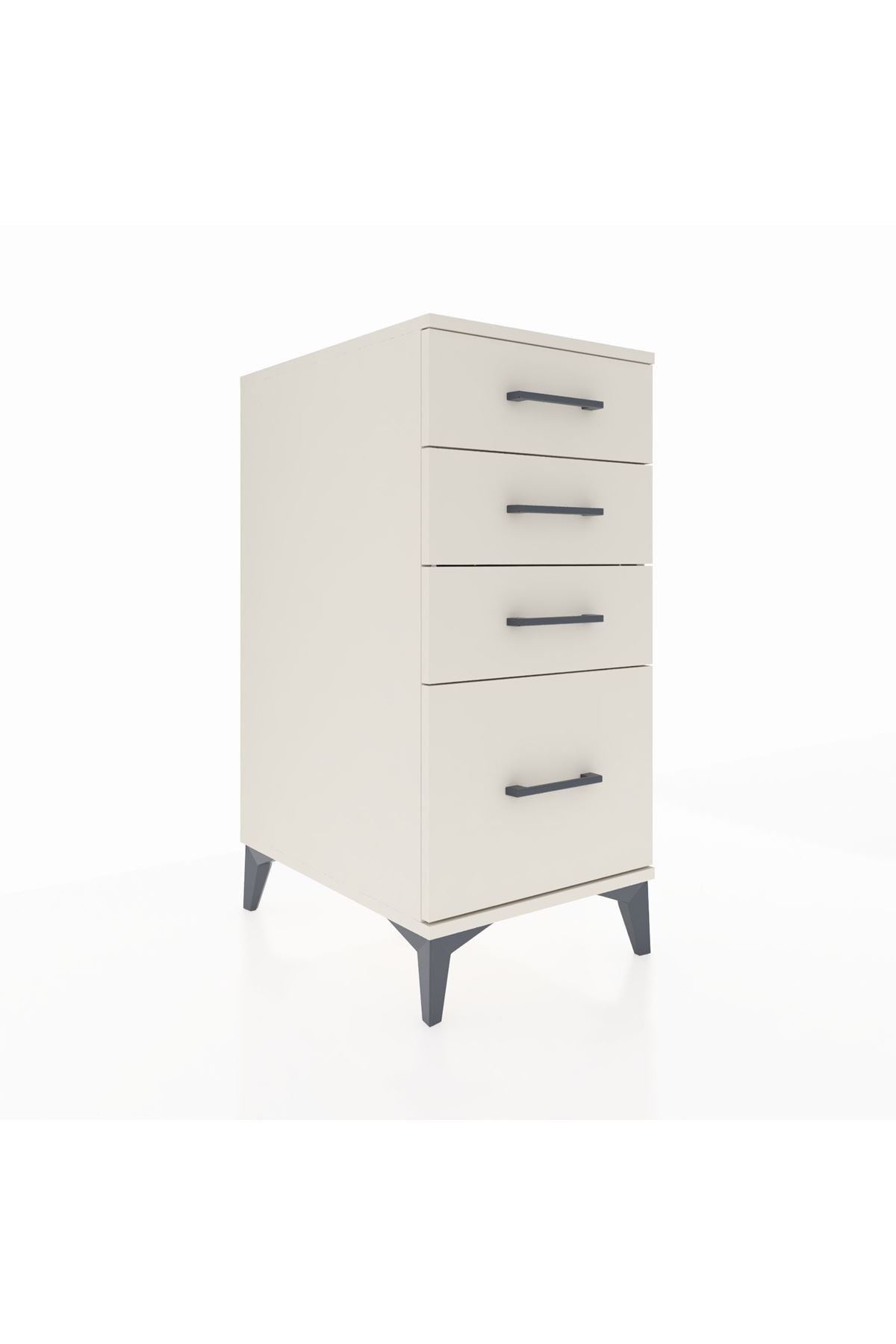 Kronos Komodin 4 Çekmeceli 44x59x96 Aytaşı-Aytaşı