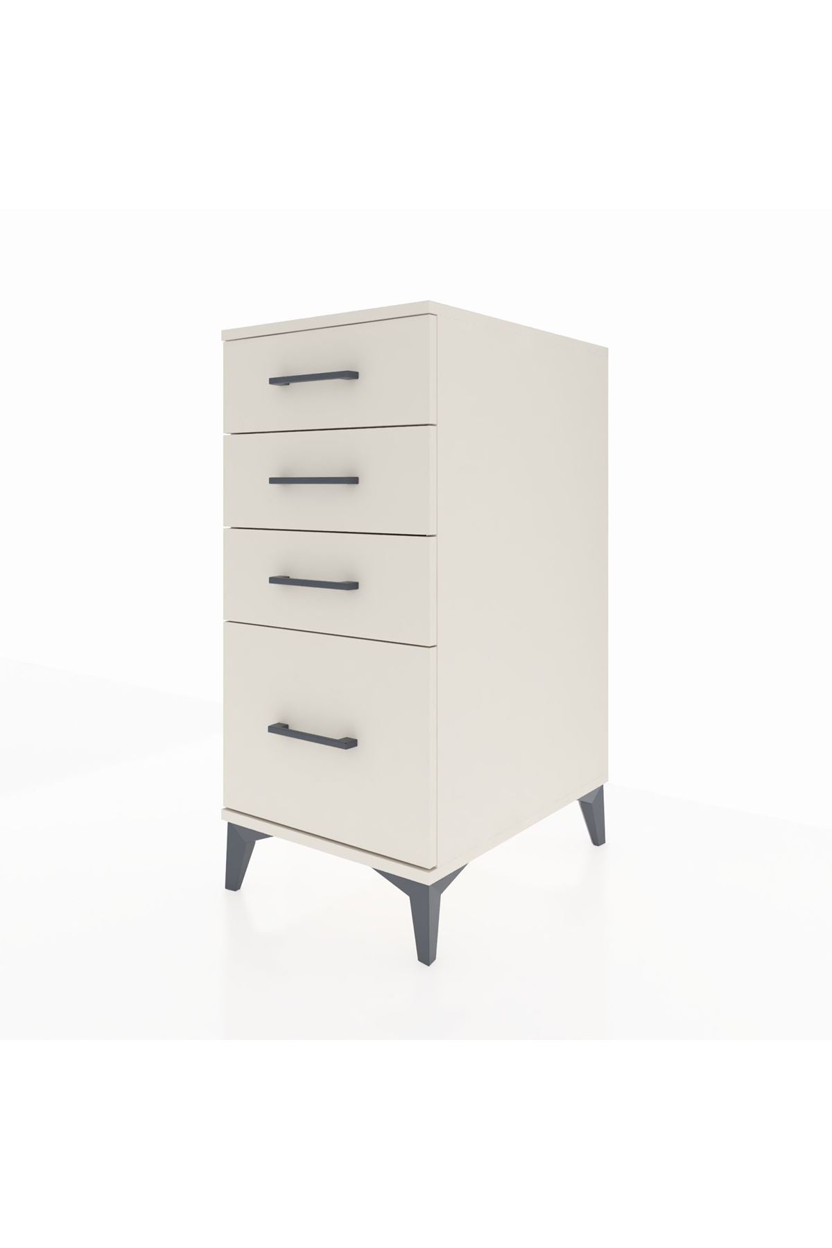 Kronos Komodin 4 Çekmeceli 44x59x96 Aytaşı-Aytaşı