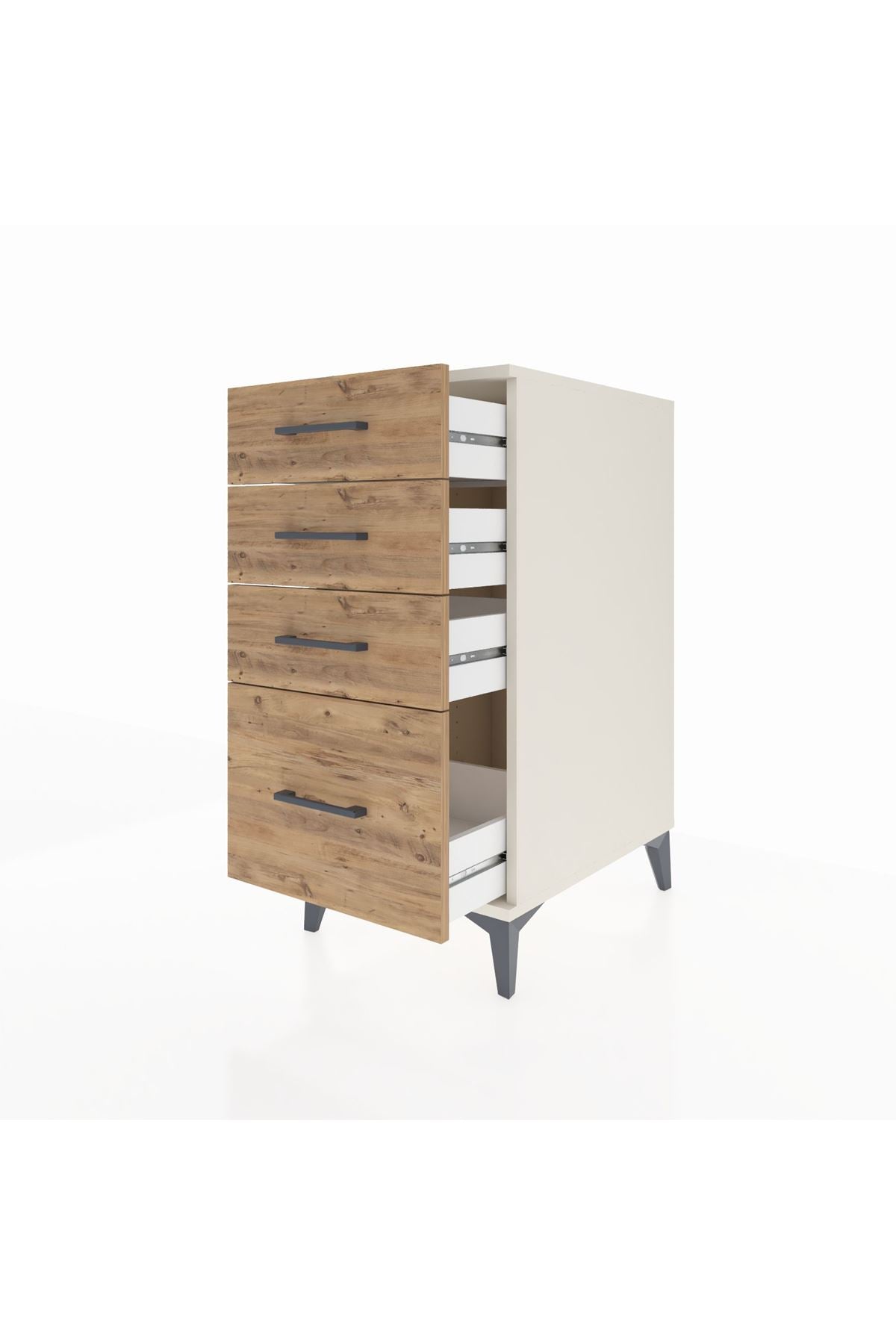 Kronos Komodin 4 Çekmeceli 44x59x96 Aytaşı-Çam
