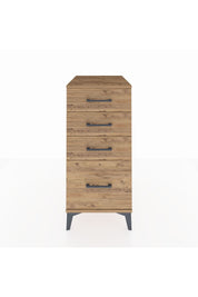 Kronos Komodin 4 Çekmeceli 44x59x96 Çam-Çam