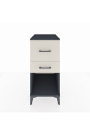 Kronos Komodin 2 Çekmeceli 44x59x96 Antrasit-Aytaşı