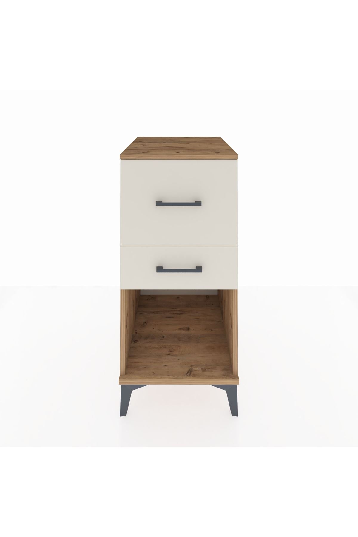 Kronos Komodin 2 Çekmeceli 44x59x96 Çam-Aytaşı