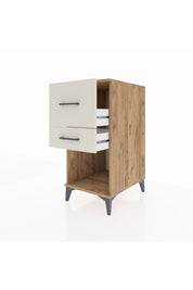 Kronos Komodin 2 Çekmeceli 44x59x96 Çam-Aytaşı