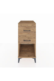Kronos Komodin 2 Çekmeceli 44x59x96 Çam-Çam