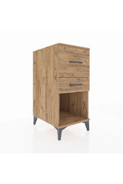 Kronos Komodin 2 Çekmeceli 44x59x96 Çam-Çam